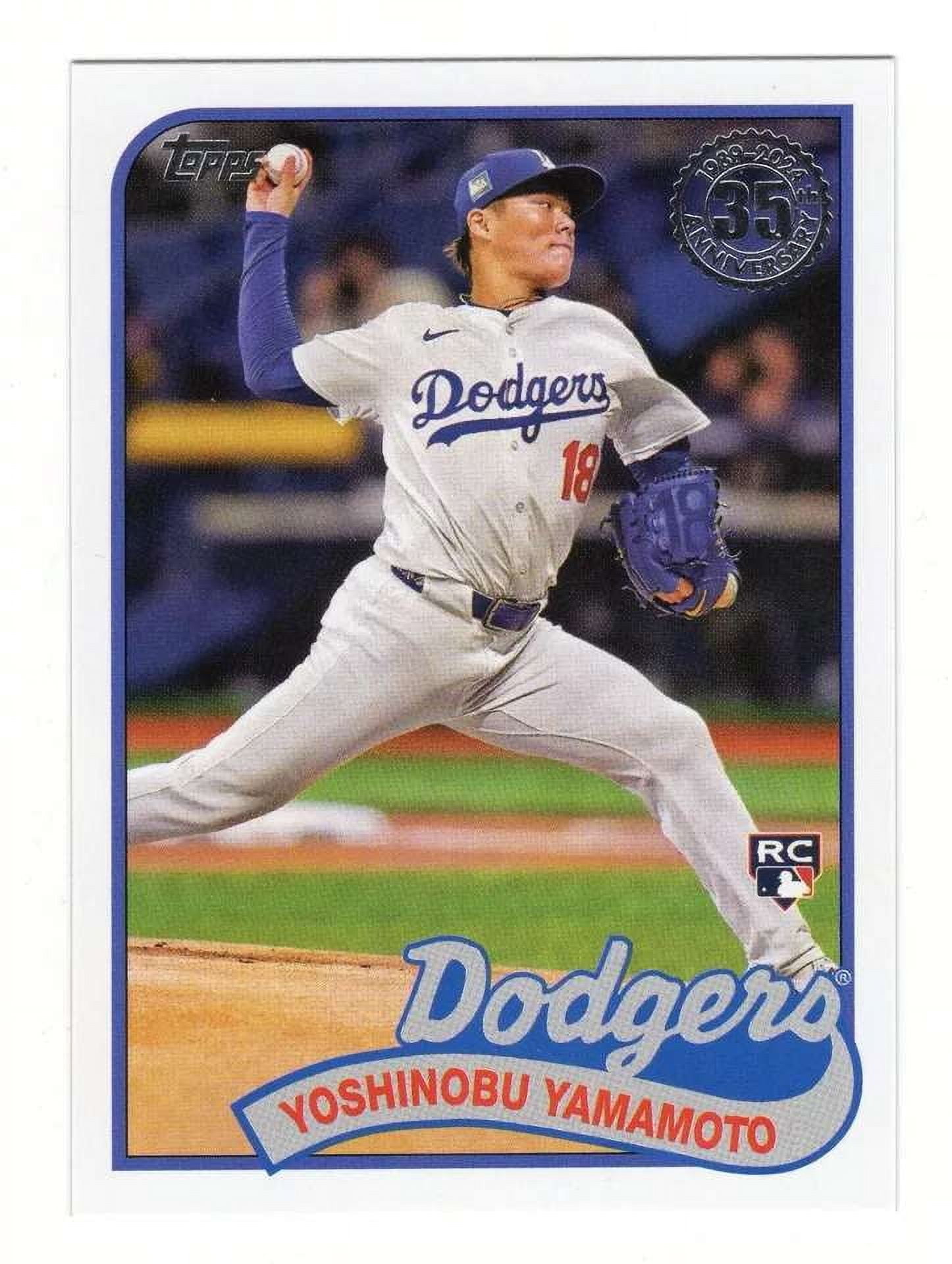 MLB 2024 Topps Series 2 Yoshinobu Yamamoto #553 (Rookie) - Walmart.com