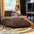 thumbnail image 4 of Jaxx Cocoon 4 Foot Bean Bag Chair and Crash Pad, Chocolate, 4 of 7