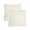Ivory, variant on Home Soft Things Spandex Striped Heavy Faux Fur Pillow Covers, Set of 2, 20"x20", Ivory