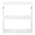 thumbnail image 6 of Kate and Laurel Ring Mid-Century Modern 3-Tier Shelf, 28" x 8" x 31", White and Gold, Chic Contemporary Storage And Decor, 6 of 7