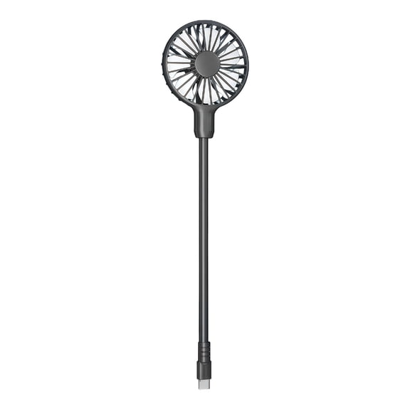 Type C Plug Fan Low Noise Portable Fan 360 Degree Adjustable Cooling Fan for Indoor Outdoor Fishing Home Travel Camping