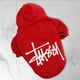 thumbnail image 1 of Perro Clima frío Sudadera con capucha Abrigo Sudadera con capucha suave Ropa Suministros para mascotas (9XL) Rojo, 1 of 6