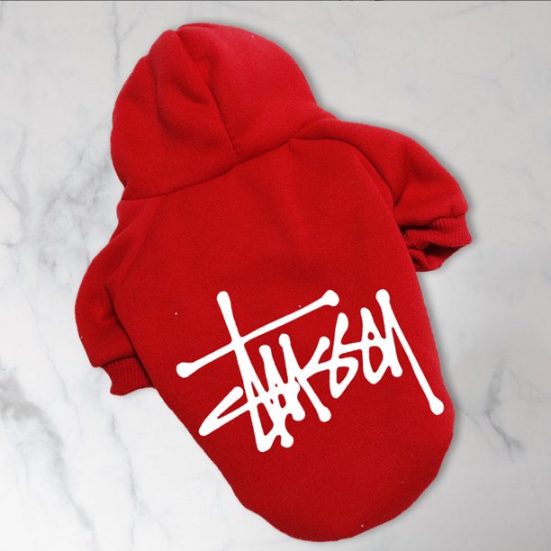 Perro Clima frío Sudadera con capucha Abrigo Sudadera con capucha suave Ropa Suministros para mascotas (9XL) Rojo