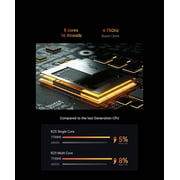 MINISFORUM UM773 Lite Mini PC, Ryzen 7 7735HS, 32GB RAM, 1TB SSD, Radeon 680M
