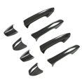 thumbnail image 1 of Yctze 4pcs Couvercle de Poignée de Porte Extérieure avec Poignées de Porte Extérieure en Carbone Fi Poignée de Porte Extérieure en Fibre de Carbone Poignée de Porte Tr, 1 of 8