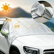 XUKEY Thick Car Windshield Sun Shade Windshield Cover Universal Snow Ice Rain Protector
