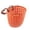 Orange, variant on Lume Wear Bike Front Basket for Kids with Adjustable Straps a Heavy Duty Woven Basket for Handlebar Mount. A Lightweight Cargo Carrier That Fits Most Childrens Bicycles for Toys Snacks