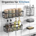 thumbnail image 5 of Bathroom Storage Shelf Modern Wall Mounted Shower for Kitchen Washbasin Dorm, 5 of 5