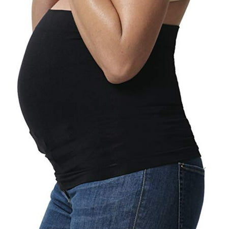 

Bando Belly Band for Pregnancy Maternity Pants and Jeans Extender for All Trimesters and Including Post Pregnancy (Medium/Large Black)
