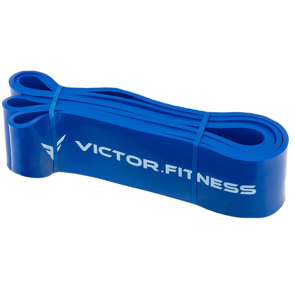 Victor.Fitness RISEband5 - Blue - Level 5 Blue RISE Band. 65-175lb resistance, 2-1/2" width. Heavy-duty resistance band that aids in recovery and invigorates through stretching and exercise.