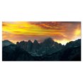 thumbnail image 2 of Whitney Mountains under Cloudy Sky - Oversized Landscape Canvas Art, 2 of 3