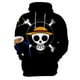 thumbnail image 3 of Sudadera con capucha de One Piece para hombre y niño, jersey de manga larga con estampado de Anime de mono D Luffy Roronoa Zoro, 3 of 4