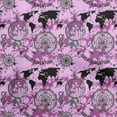 thumbnail image 1 of oneOone Polyester Lycra Purple Fabric Travel Quilting Supplies Print Sewing Fabric By The Yard 56 Inch Wide, 1 of 6