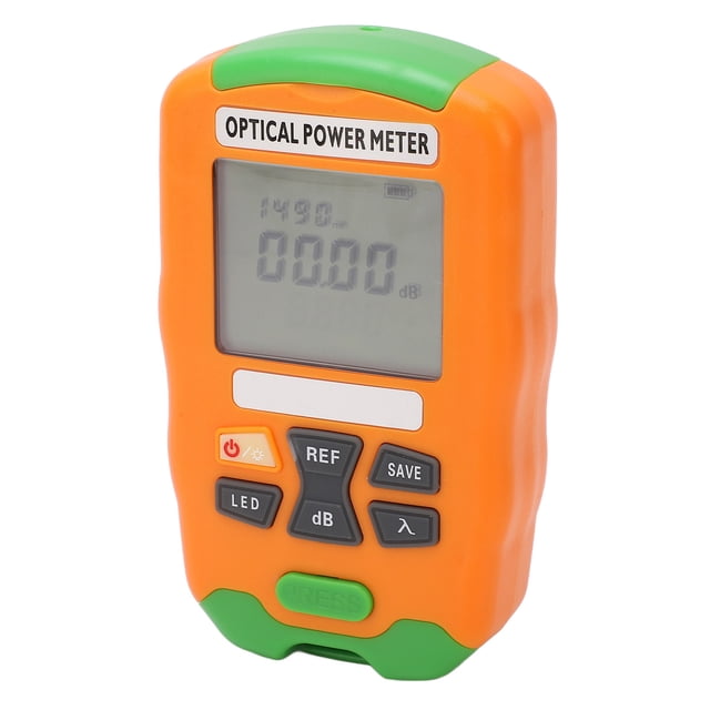 Probador De Potencia De Fibra óptica, -70 A +10 DBm Mini Medidor De Potencia De Fibra Chip Sensible Consumo De Batería Bajo Y Rápido ABS Robusto Y Preciso Para Mantenimiento De