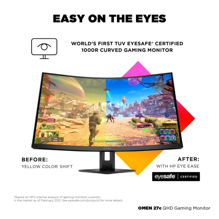Écran gamer OMEN 27u - 27 4K UHD - AMD Freesync™ Premium Pro - HP