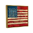 thumbnail image 5 of Stupell Industries United We Stand Independence Day Festive American Flag Painting Metallic Gold Floating Framed Canvas Print Wall Art, Design by Stephanie Burgess, 5 of 5