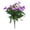 purple, variant on Artificial Impatiens Flowers, Realistic Immortal Impatiens Bouquet, Multi Color Faux Flowers for Home Decor, Vase Arrangements, Wedding Photography Props, No Maintenance Floral Decor