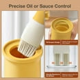 thumbnail image 4 of Glass Oil Dispenser Bottle With Heat Silicone Basting Brush For Kitchen Cooking BBQ Grilling And Frying Applications, 4 of 8
