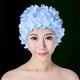 thumbnail image 4 of WDOplteas Gorro Baño Con Flores en 3D Gorro Transpirable para Acuáticos Accesorios para Piscina (azul), 4 of 7