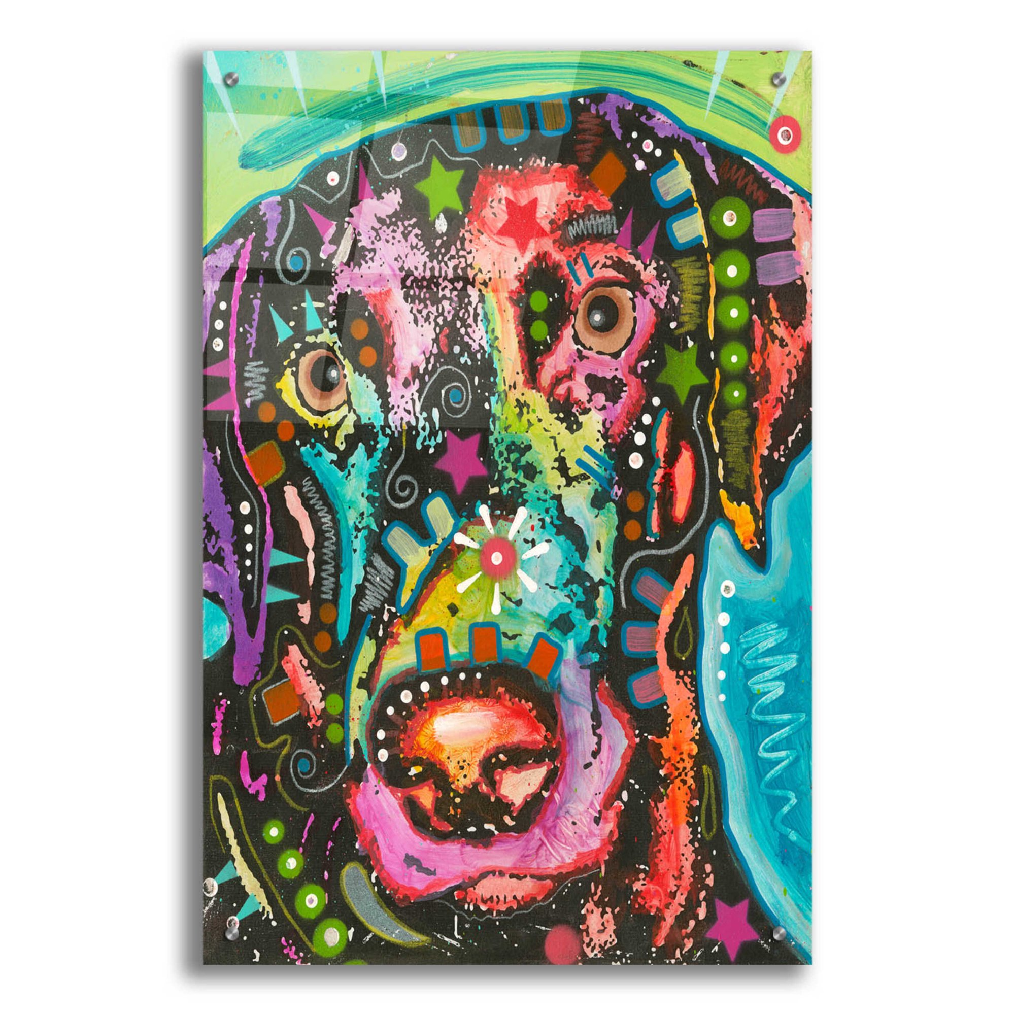 Epic Art Psychedelic Lab by Dean Russo Acrylic Glass Wall Art 24 x36
