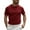Red Wine, variant on Sherrylily Men Casual T-Shirt Short Sleeve Knitted Slim Round Neck Basic Tops