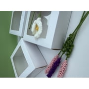 Make your style Gift Box, High Quality White Paper Box w Window