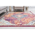 thumbnail image 2 of Harper HY50R Rosy Peach Abstract Vintage Red Area Rug, 8'0"X10'0", 2 of 5
