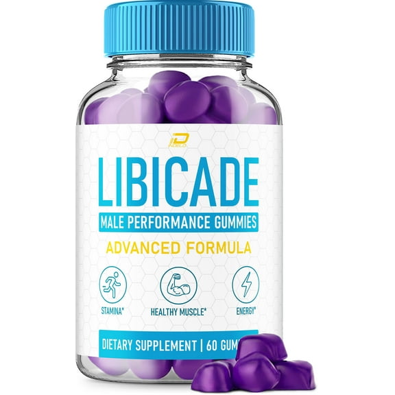 Libicade Gummies for Men – Libicade Male Gummy Natural Blend Reviews, 1 Pack, 60 Gummies