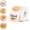 2''orange/Roll, variant on Thermal Labels,2 Inch Orange Watercolor Round Thermal Printer Stickers,Self-Adhesive Round Direct Thermal Labels,Thermal Stickers for DIY Logo Design,Name Tag (500/Roll)