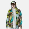 thumbnail image 4 of Daiia Easter Egg1 UPF 50+ Sun Protection Hoodie Jacket Lightweight Long Sleeve Sun Shirt for Women Men with Pocket Hiking Outdoor-X-Large, 4 of 9