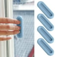 thumbnail image 1 of Iumwxz 4 Self-Stick Instant Cabinet Drawer Handle Helper Auxiliary Kitchen Cabinet Door Window Handle Sticker Convenient Opening Stick-On Handles home tool Gray Plastic Rollbacks on Essentials, 1 of 2