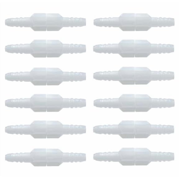 Oxygen Tubing Swivel Connector, Standard Oxygen Tubing, Tubing Swivel O2 Connector (12 Pack)
