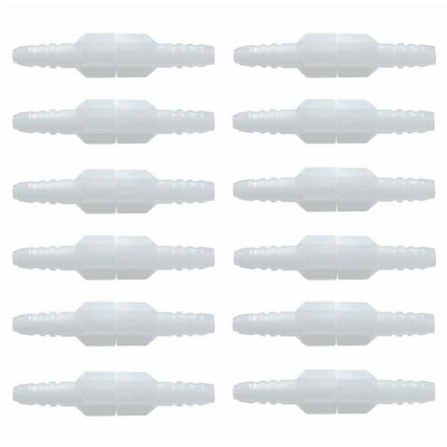 Oxygen Tubing Swivel Connector, Standard Oxygen Tubing, Tubing Swivel O2 Connector (12 Pack)