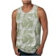 thumbnail image 1 of Mens Camisetas de Verano Casual sin Mangas de Impresión Suéter Cuello Redondo Deportes Superior, Poliéster, 1 of 4