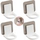 thumbnail image 1 of Soporte dispensador de botellas con bomba, estante colgante para desinfectante de manos, adhesivo de pared, 4 Uds., 1 of 2