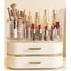 thumbnail image 1 of Organizador de maquillaje SpaceLuxe con cajones y cepillo giratorio de 360°, 1 of 8