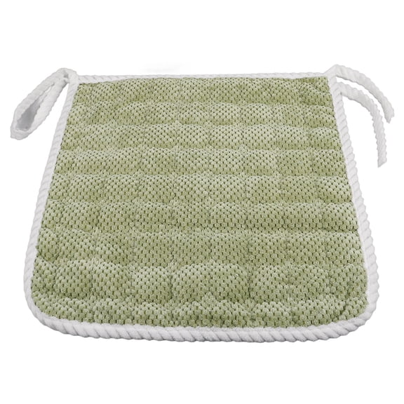 HEATSHAKING Green Fabric Seat Cushion for Car and Truck with Thick Warm Padding, Comfortable and Support