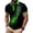 Green, variant on Mens Polo Shirts Short Sleeve Polos Summer Fashion Casual Business Large Sized Buttoned Collar Shirt