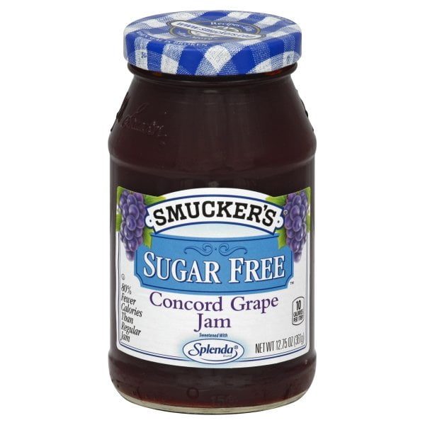 Smucker's Sugar Free Grape Jam Sweetened With Splenda, 12.75Ounce Jar