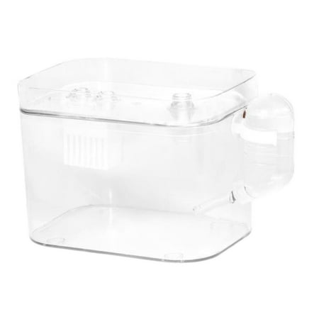 EHJRE Hamster Transport Cage, Transparent, for Travel, Pet Supplies, Transparent, Solid, for Small Animals, Transport Cage for Guinea Pigs, Mice No Handle Type