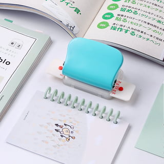 KW-triO 9027 Loose Hole Punch Daily Planner Adjustable 3 Hole Paper Puncher  for A8 / A7 / A7 Pocket / A6 / A6 / A5 Size 8 Sheet Capacity Notebooks  Scrapbooking Supplies 