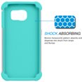 thumbnail image 3 of Galaxy S6 Case, Samsung Galaxy S6 Case, [Black] Rugged Rubber Plastic Impact Defender Slim Hard Case Cover Shell For Samsung Galaxy S6 S VI G9200 GS6 All Carriers, 3 of 4