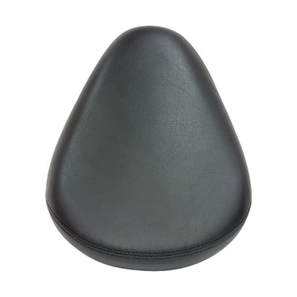 Sillín ancho para bicicleta eléctrica, ideal para bicicletas estáticas. Fabricado en piel sintética PU impermeable, color negro, grueso y resistente a