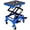 Blue, variant on LuckyNote 300 lbs Hydraulic Motorcycle Scissor Jack Lift, Foot Step Wheels for Small Dirt Bikes – Blue