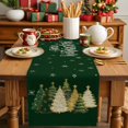 thumbnail image 5 of Table Runner Dresser Scarves 90 Inch Long,Christmas Trees Star Linen Dining Table Runners, 5 of 9