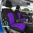 thumbnail image 5 of For 2019-2024 Kia Forte FH Group Neoprene Custom Fit Waterproof Car Seat Covers - Front Set Purple, 5 of 9