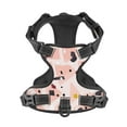 thumbnail image 4 of XMXY No Pull Dog Harness, Terrazzo Seamless Coral Pink Adjustable Reflective Pet Harness with Oxford Vest, X-Large Size, 4 of 8