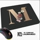 thumbnail image 4 of Alfombrilla de ratón pequeña para videojuegos, diseño de nombre inicial dorado, alfombrilla de ratón Kawaii para Gamer, Mini alfombra de Anime para ordenador, alfombrilla de goma, accesorios para Pc, 4 of 5