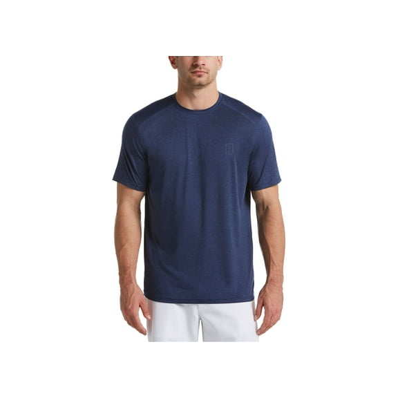 Pga Tour Mens Heathered T-Shirt Peacoat Heather L