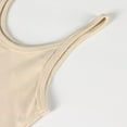 thumbnail image 2 of HSHDLDF Women's Sleeveless Tank Top Form Fitting Scoop Neck Ribbed Knit Basic Cami Shirts, 2 of 7